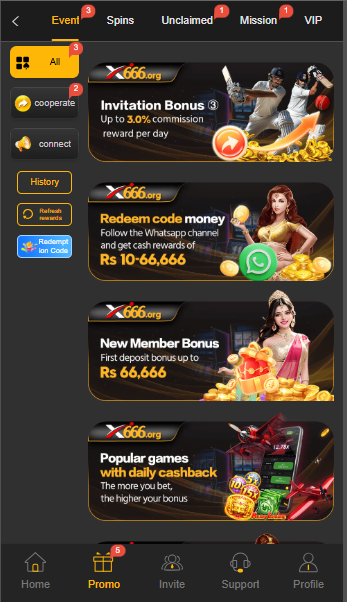 77x666 Welcome Bonus promotional banner