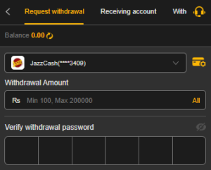 How to withdraw money from 77x666 Games